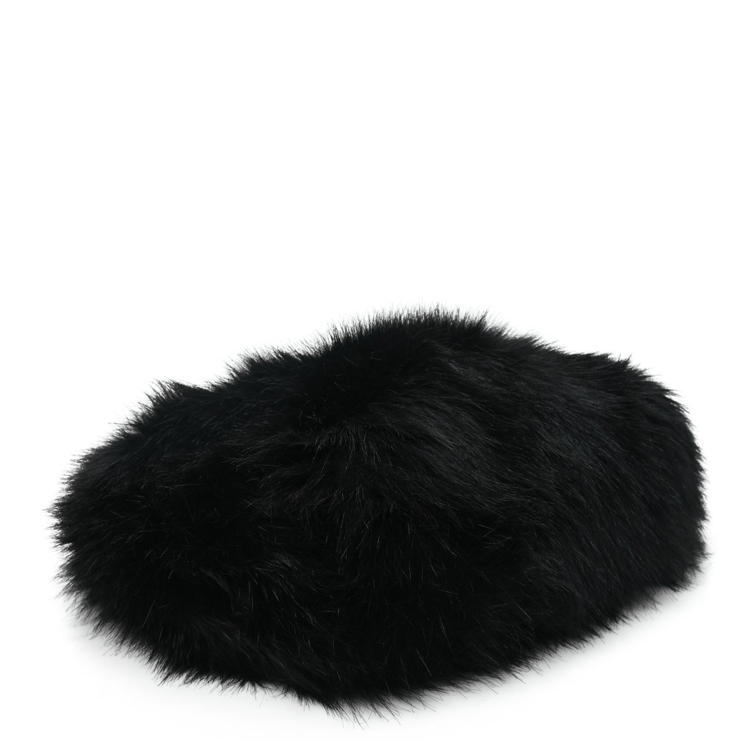 Faux Fur Large Bianca Hobo Black