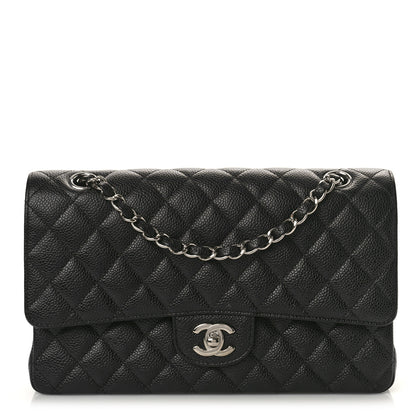 Chanel Caviar Quilted Medium Double Flap Black 1 of 10
