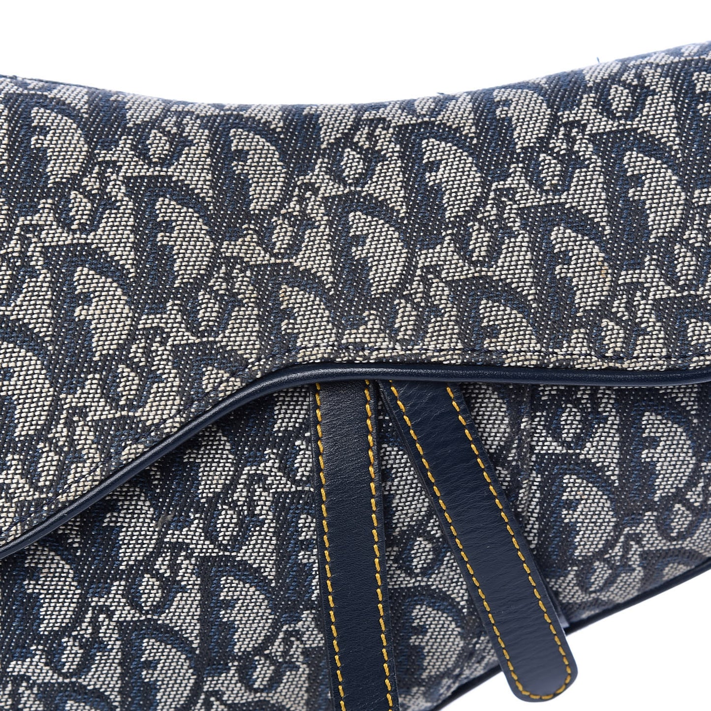 Monogram Saddle Bag Blue