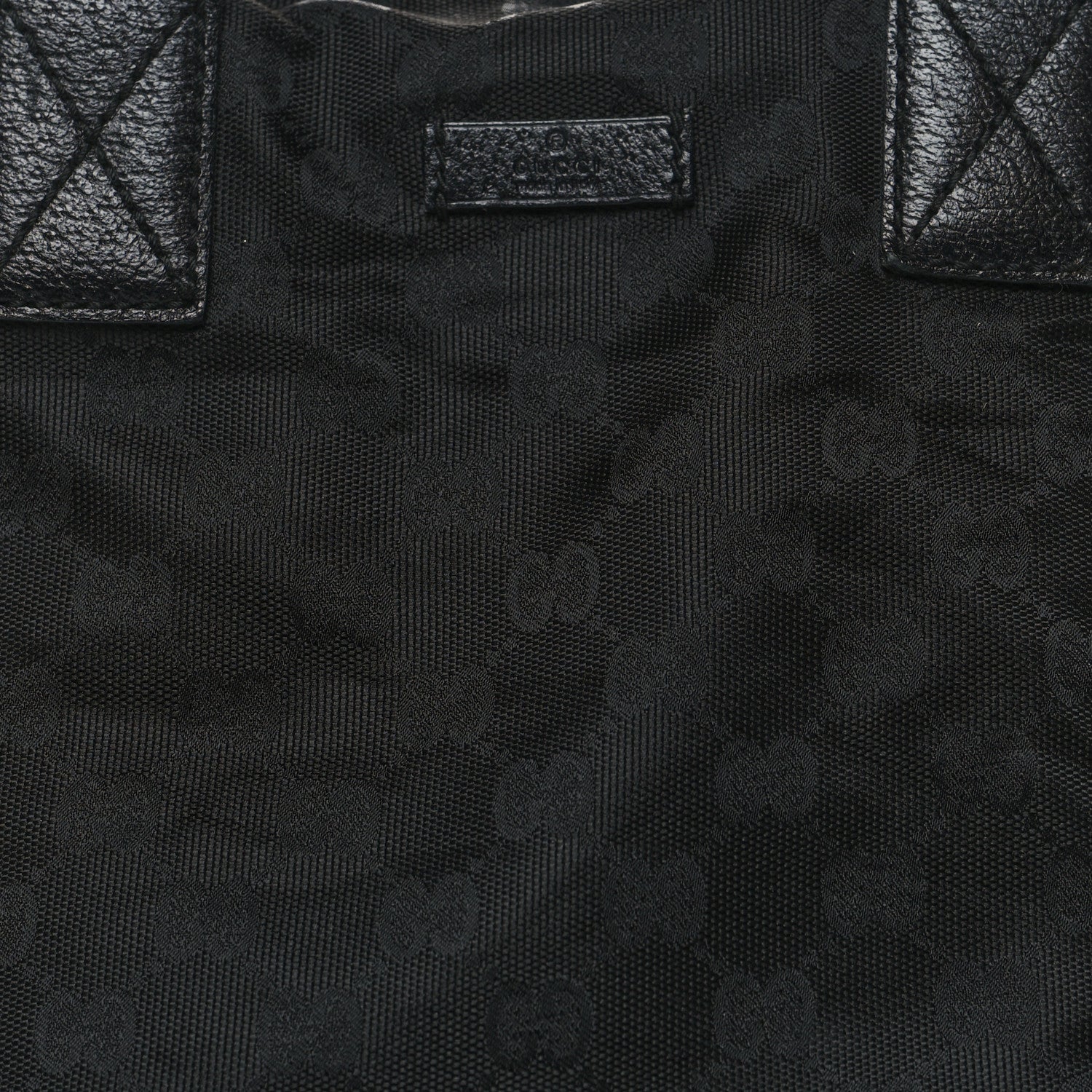 Gucci GG Monogram Small Web Handle Bucket Tote Black 8 of 15