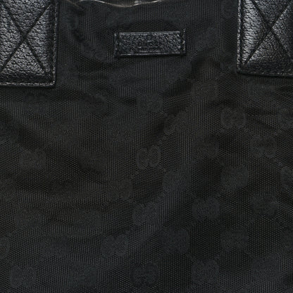 Gucci GG Monogram Small Web Handle Bucket Tote Black 8 of 15