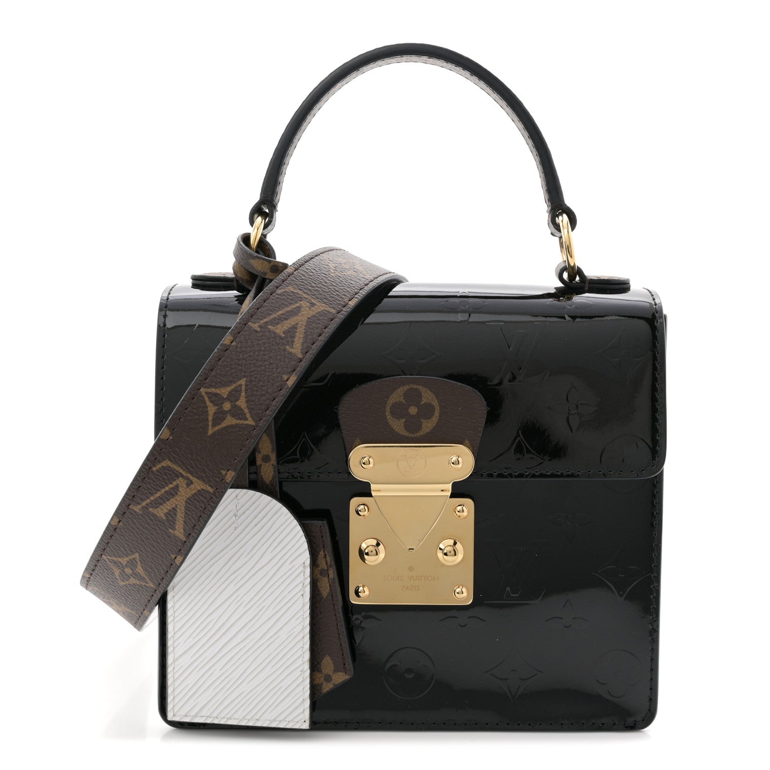 Louis Vuitton Vernis Epi Monogram Spring Street Black 1 of 11