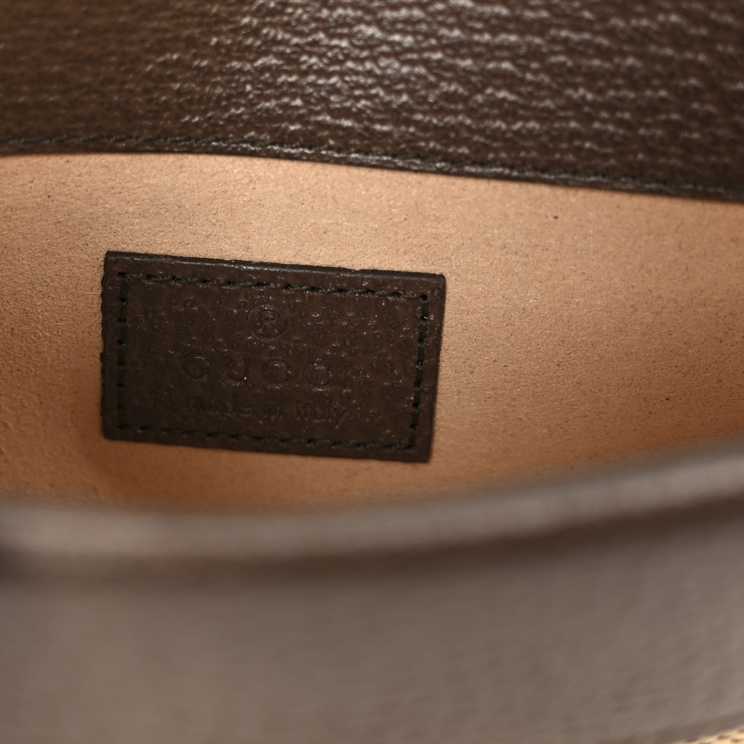 Gucci Monogram Jumbo GG Textured Dollar Calfskin Super Mini Dionysus Shoulder Bag Camel Ebony New Acero 6 of 11