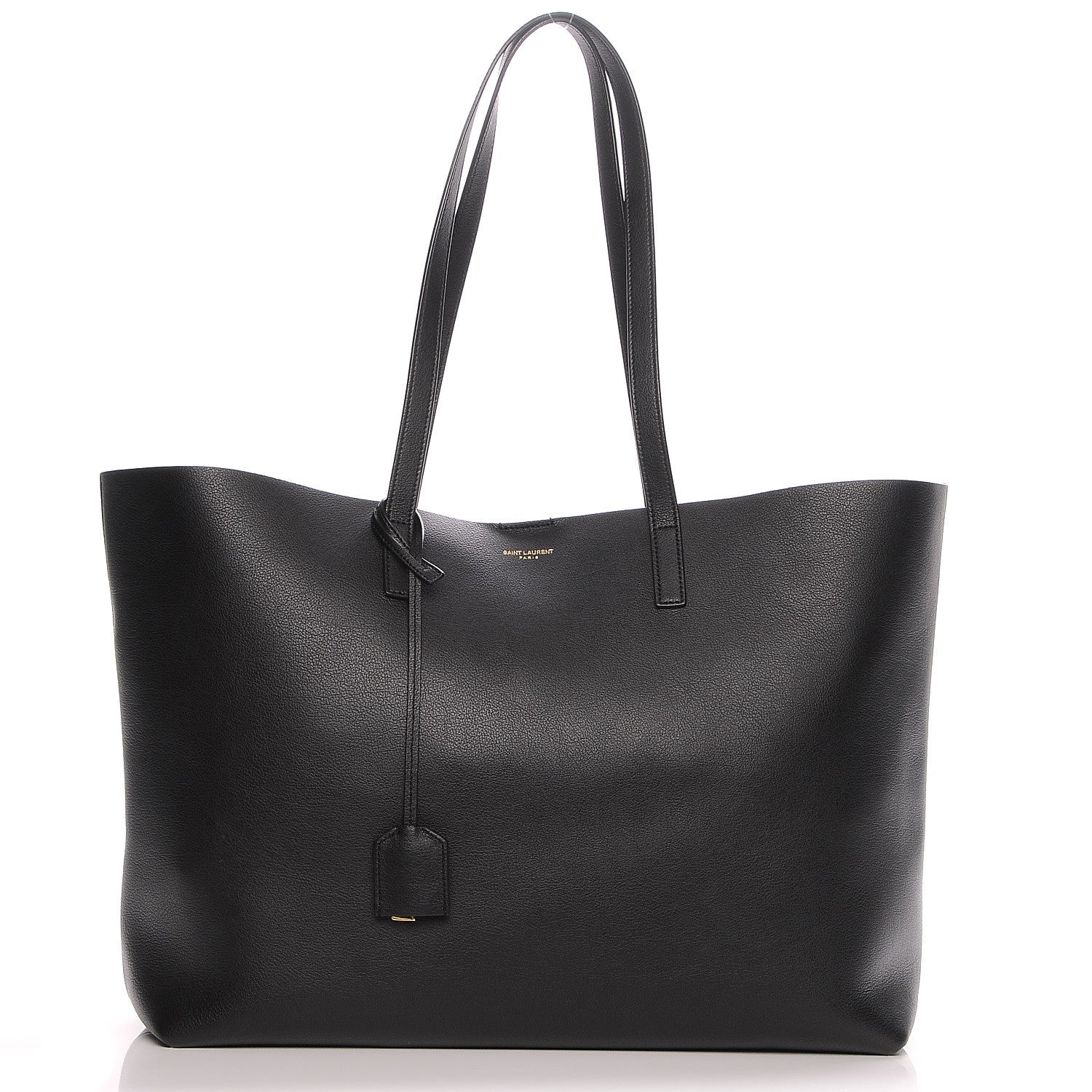 Saint Laurent Calfskin Large Shopping Tote Black 1 of 7