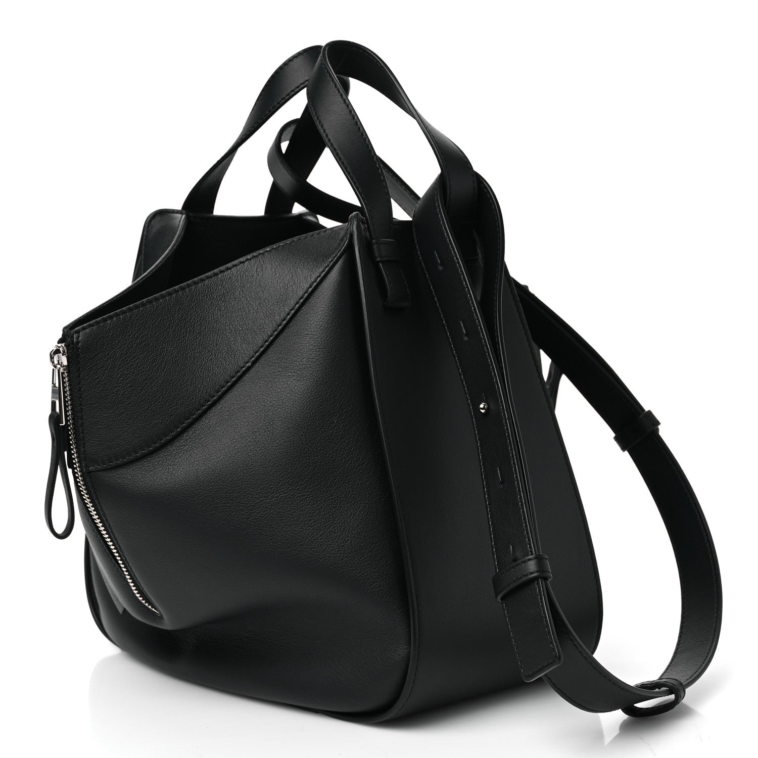Loewe Calfskin Small Hammock Shoulder Bag Black 2 of 10