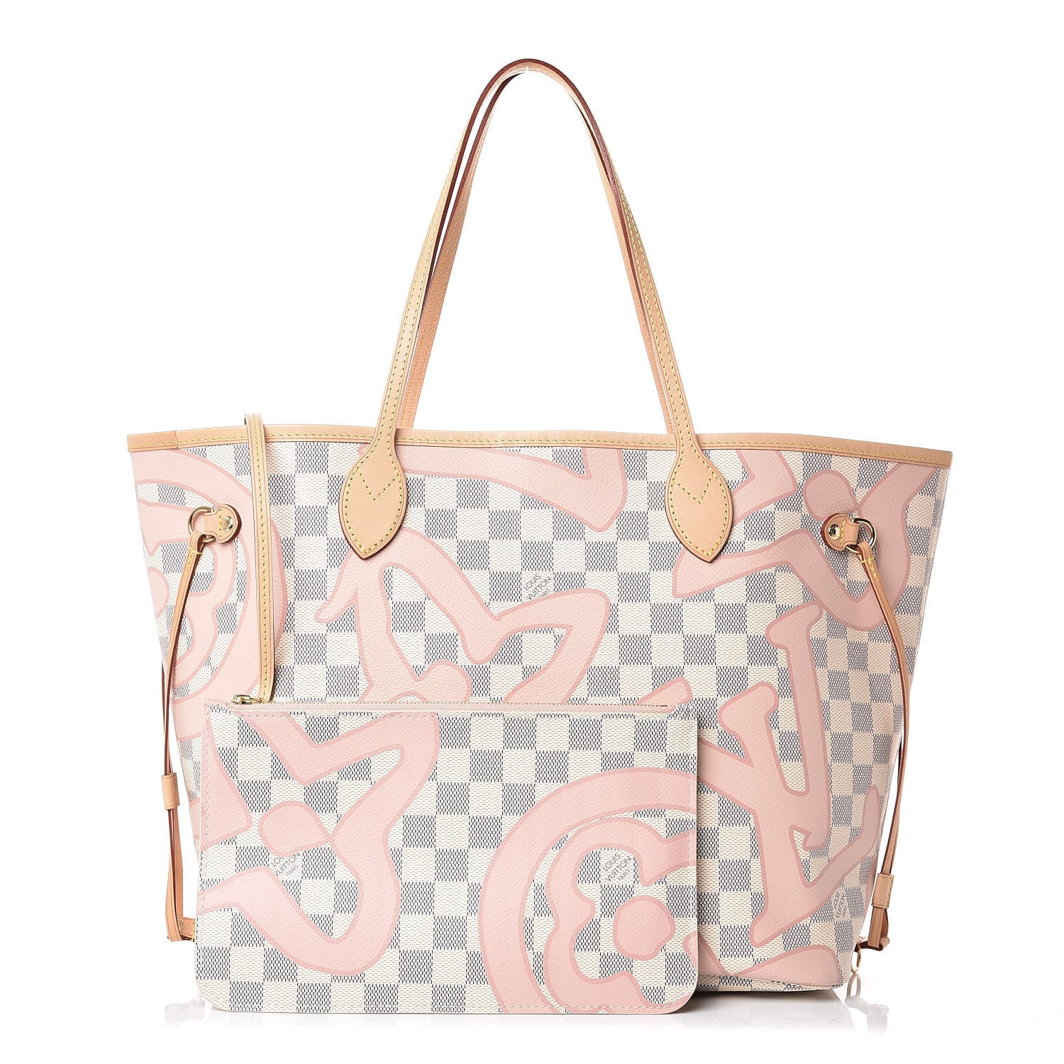 Louis Vuitton Damier Azur Tahitienne Neverfull MM 1 of 10