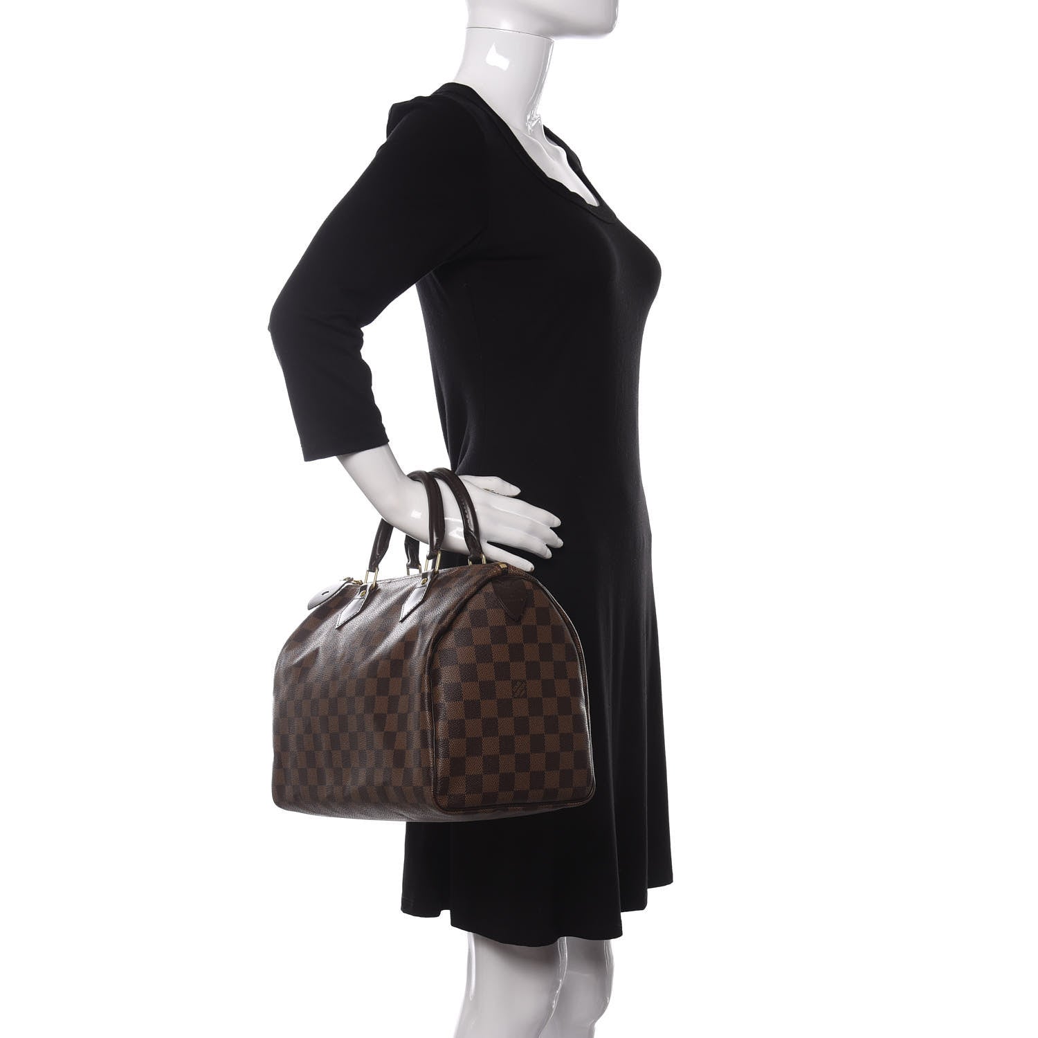 Louis Vuitton Damier Ebene Speedy 30 2 of 14
