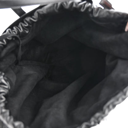 Saint Laurent Linen Canvas Teddy Shopping Bag Black 6 of 11