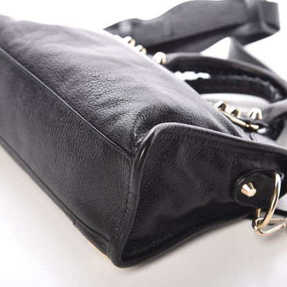 Balenciaga Chevre Gold Metallic Edge Hardware Mini City Black 12 of 12