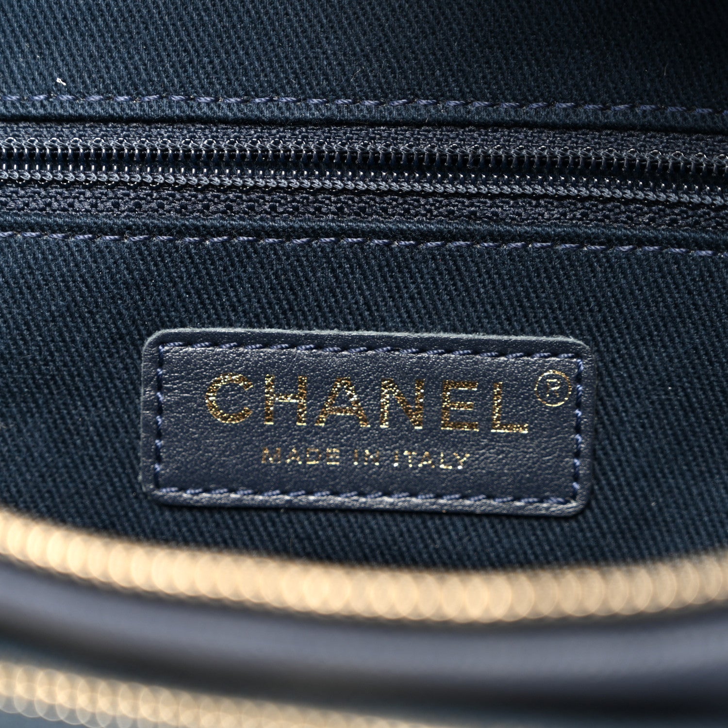 Chanel Caviar Quilted Business Affinity Waist Belt Bag Navy