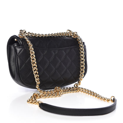 Chanel Calfskin Quilted Small Underline Flap Black 3 of 12