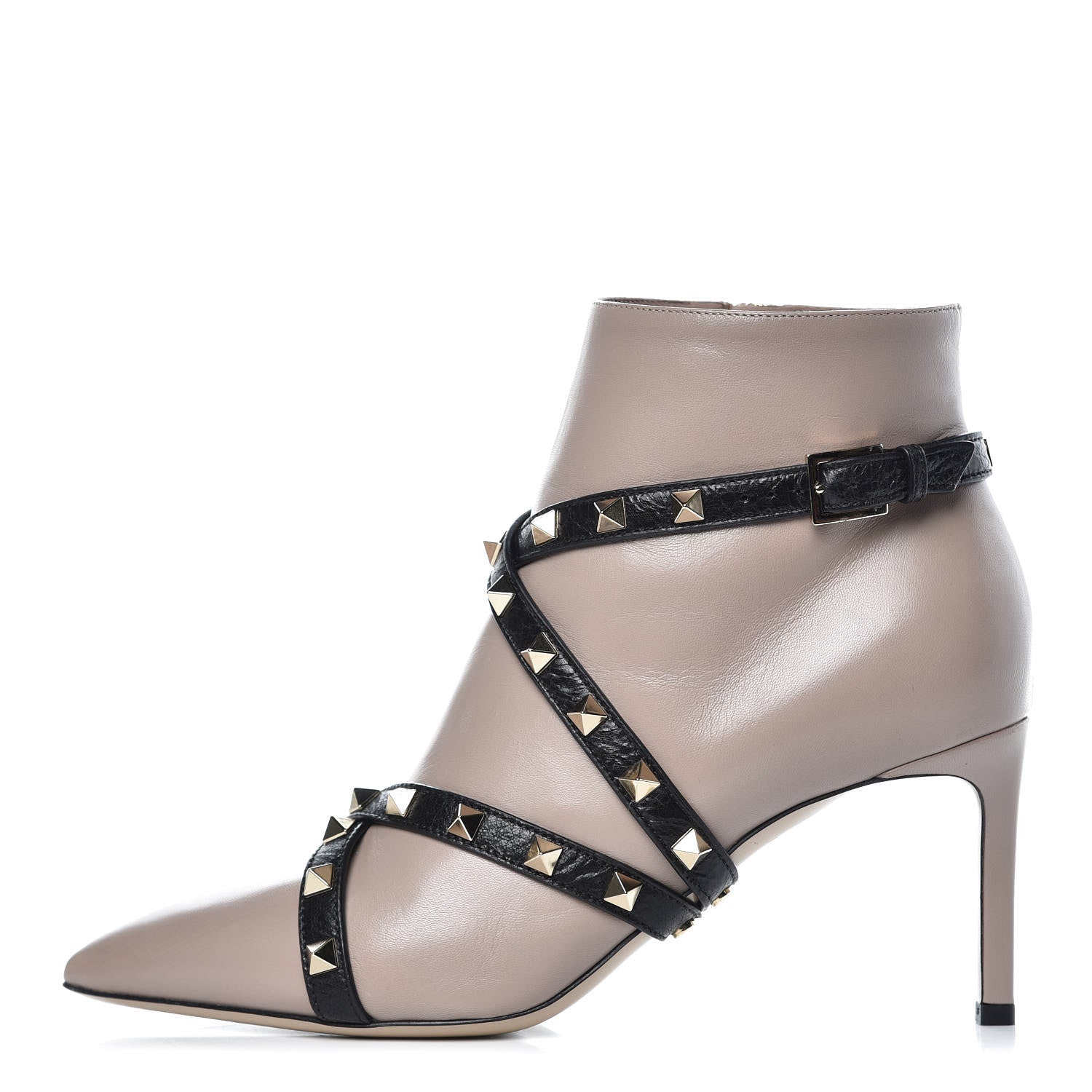 Valentino Garavani Nappa Rockstud Ankle Boots 38 Poudre 1 of 11