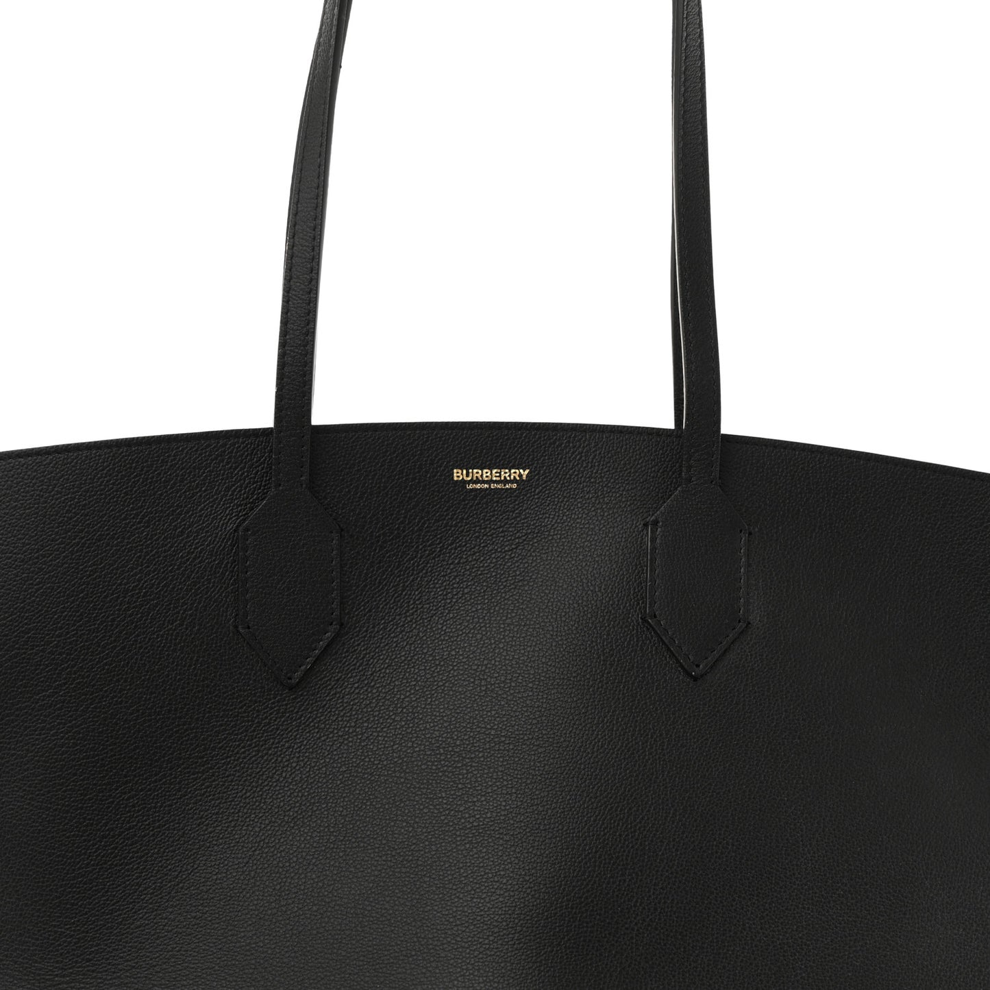 Calfskin Large Society Tote Black