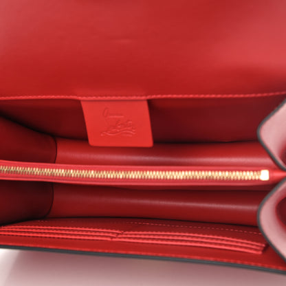 Christian Louboutin Calfskin Large Elisa Shoulder Bag Loubi 4 of 4
