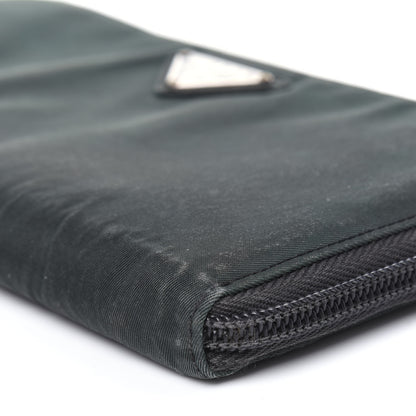 Prada Tessuto Nylon Quilted Zip Around Wallet Black 15 of 23