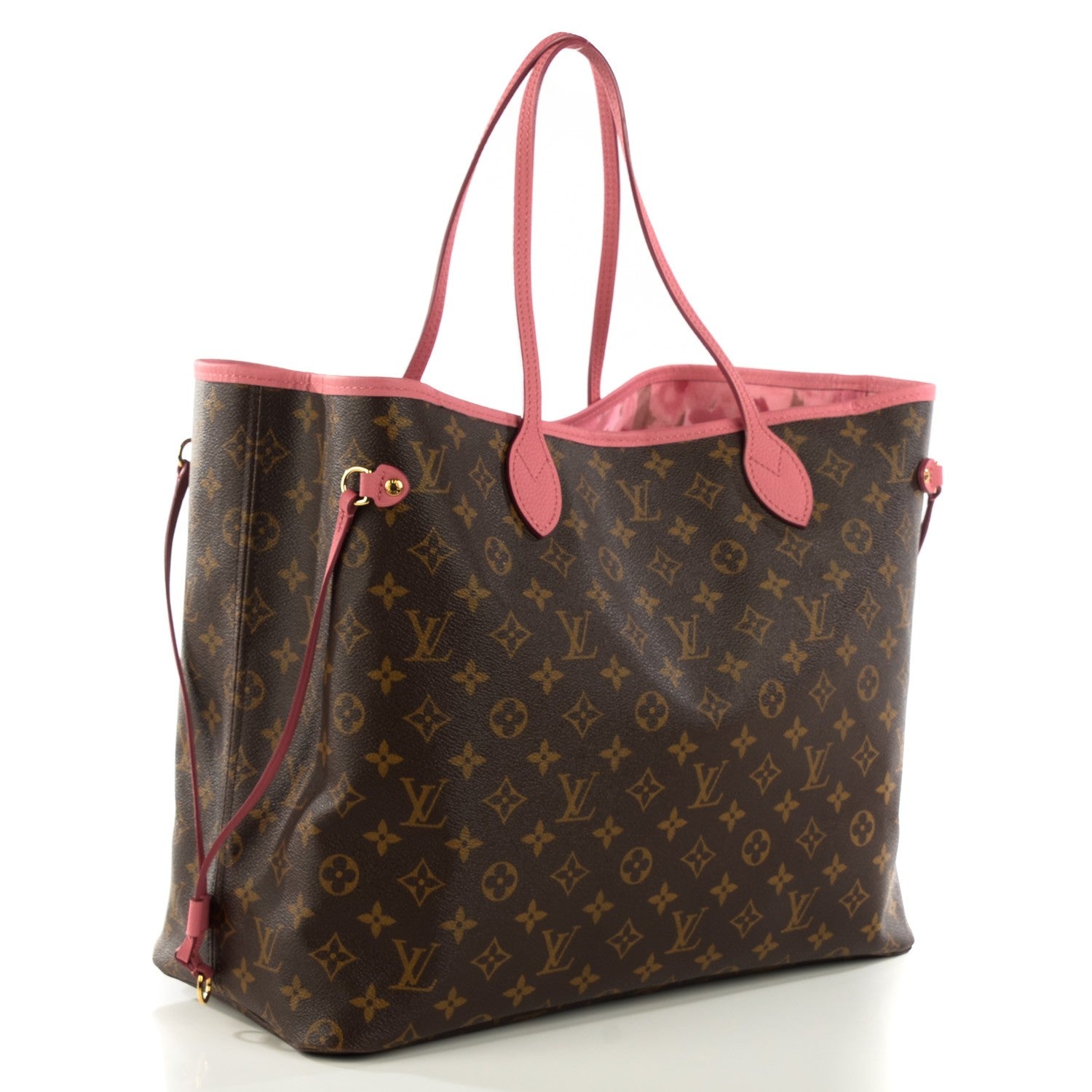 Louis Vuitton Monogram Articles de Voyage Ikat Neverfull GM Rose Velours 3 of 7