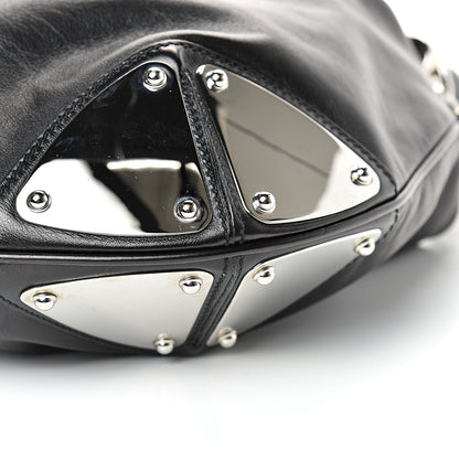Gucci Calfskin Large Indy Top Handle Hobo Black 9 of 9
