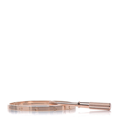 Cartier 18K Pink Gold Small LOVE Bracelet 17 5 of 6