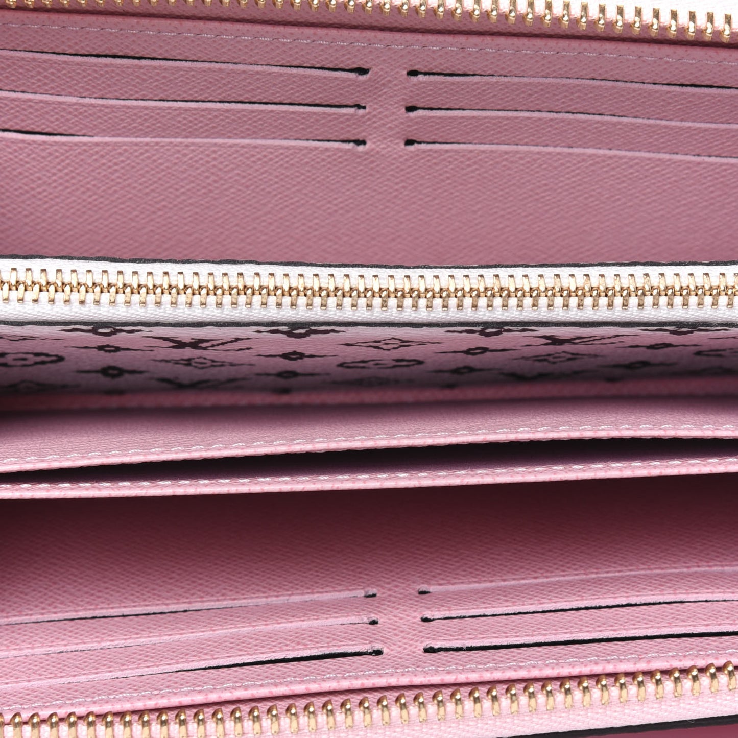 Monogram Giant Zippy Wallet Rouge Rose