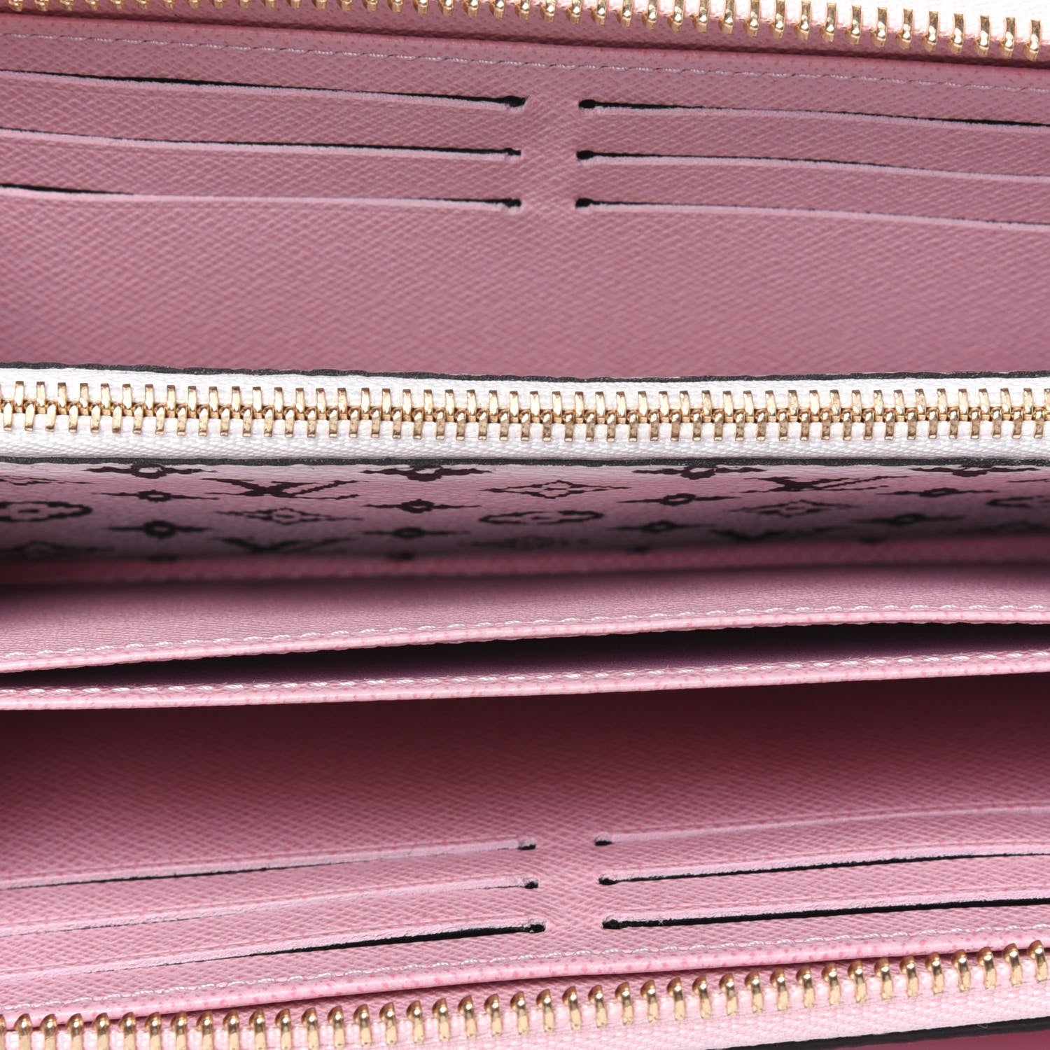 Louis Vuitton Monogram Giant Zippy Wallet Rouge Rose 5 of 12
