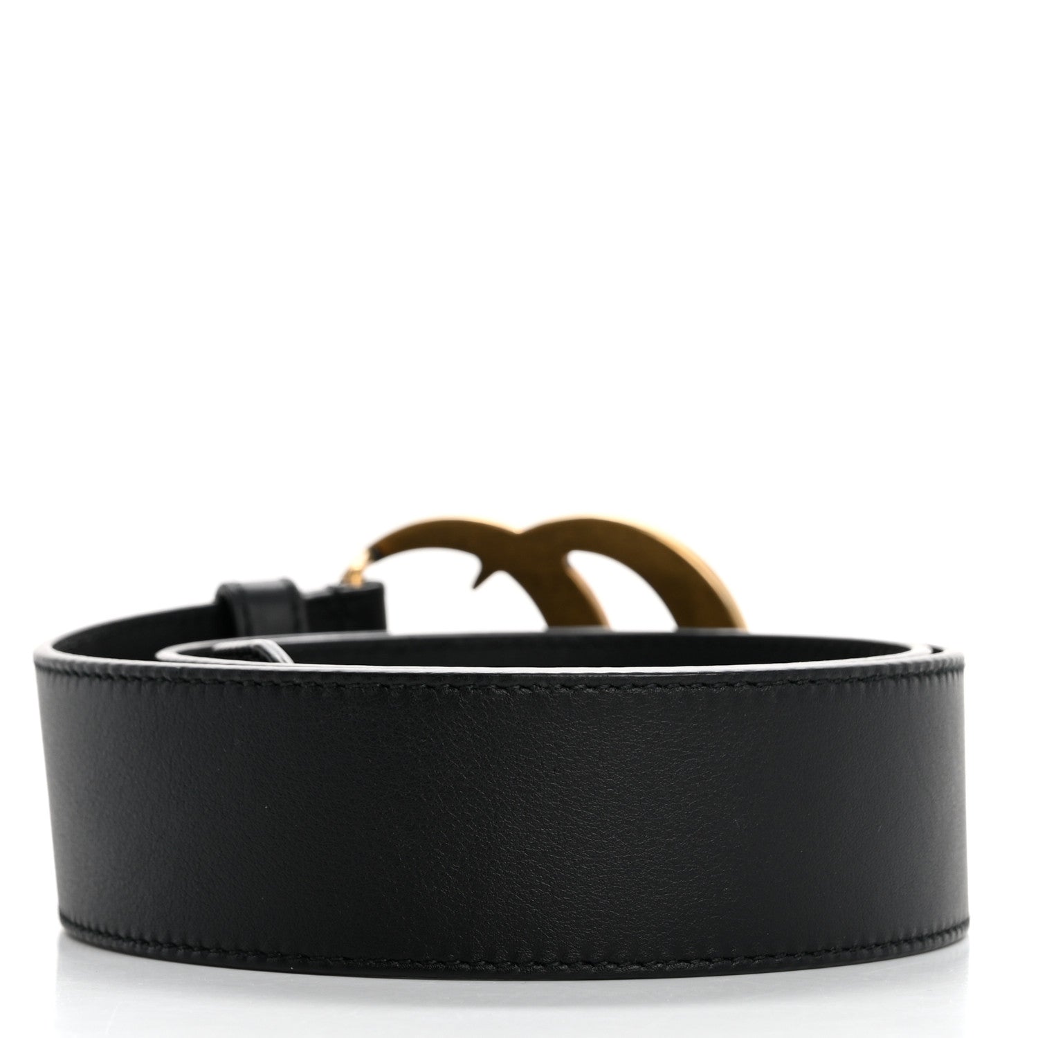 Gucci Calfskin Double G 40mm Belt 70 28 Black 2 of 6
