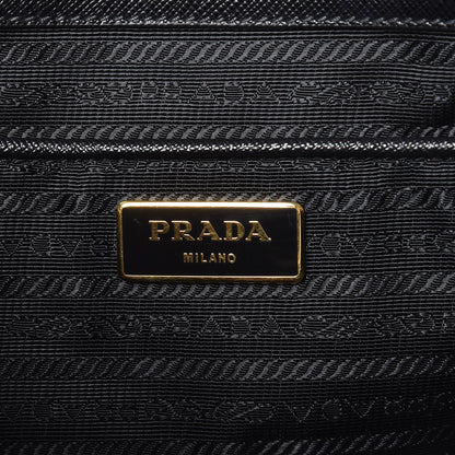 Prada Saffiano Large Galleria Double Zip Tote Black 6 of 17