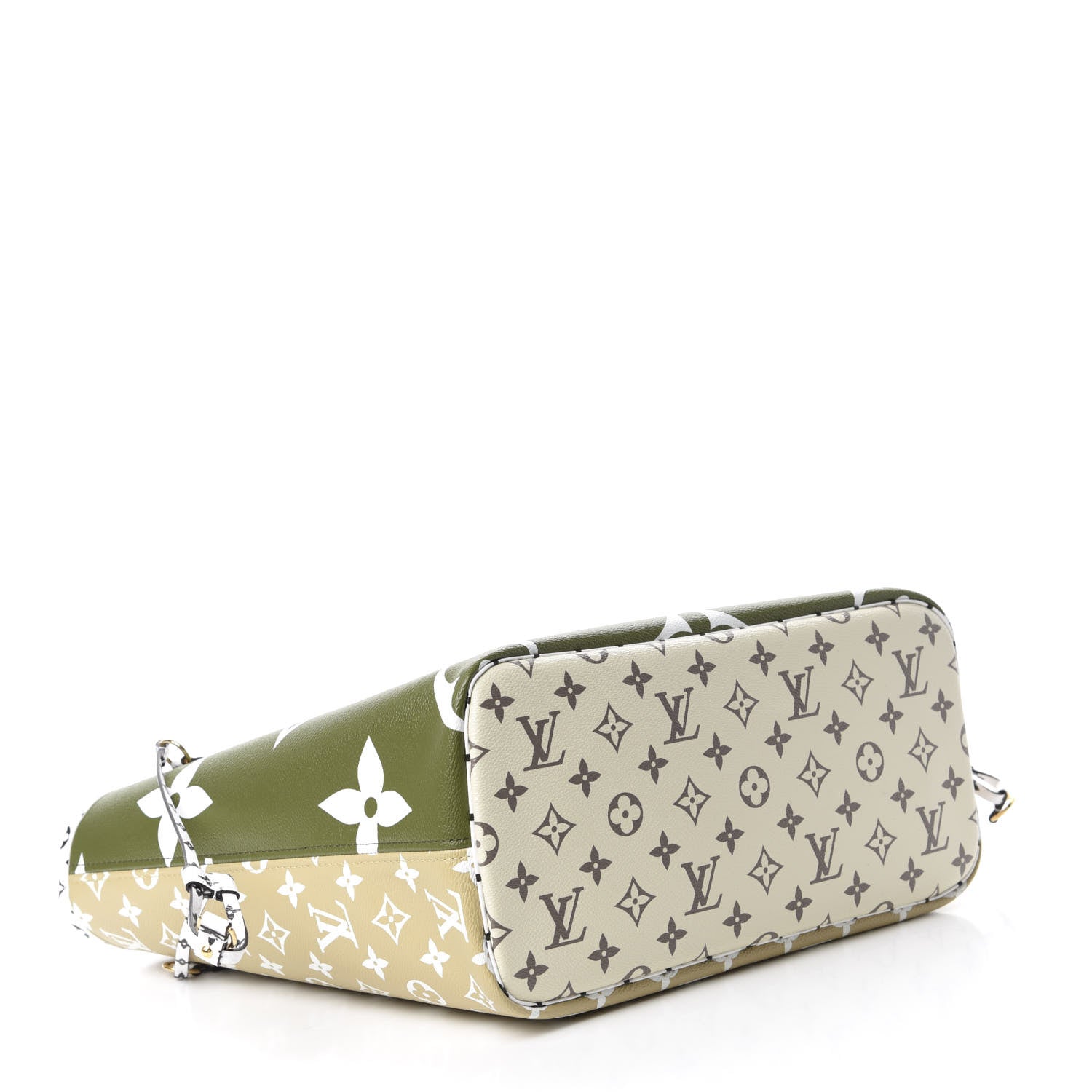 Louis Vuitton Monogram Giant Neverfull MM Kaki 4 of 11