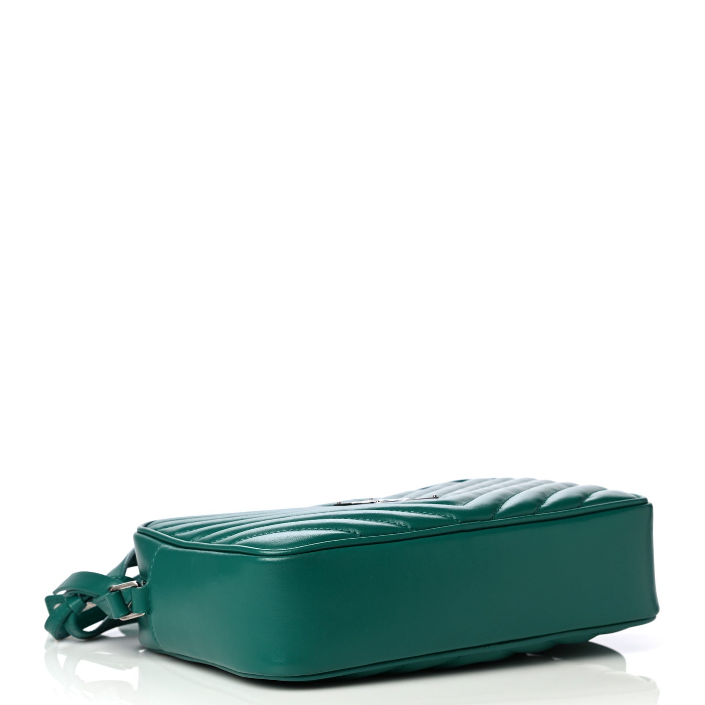 Calfskin Matelasse Monogram Lou Camera Bag Green