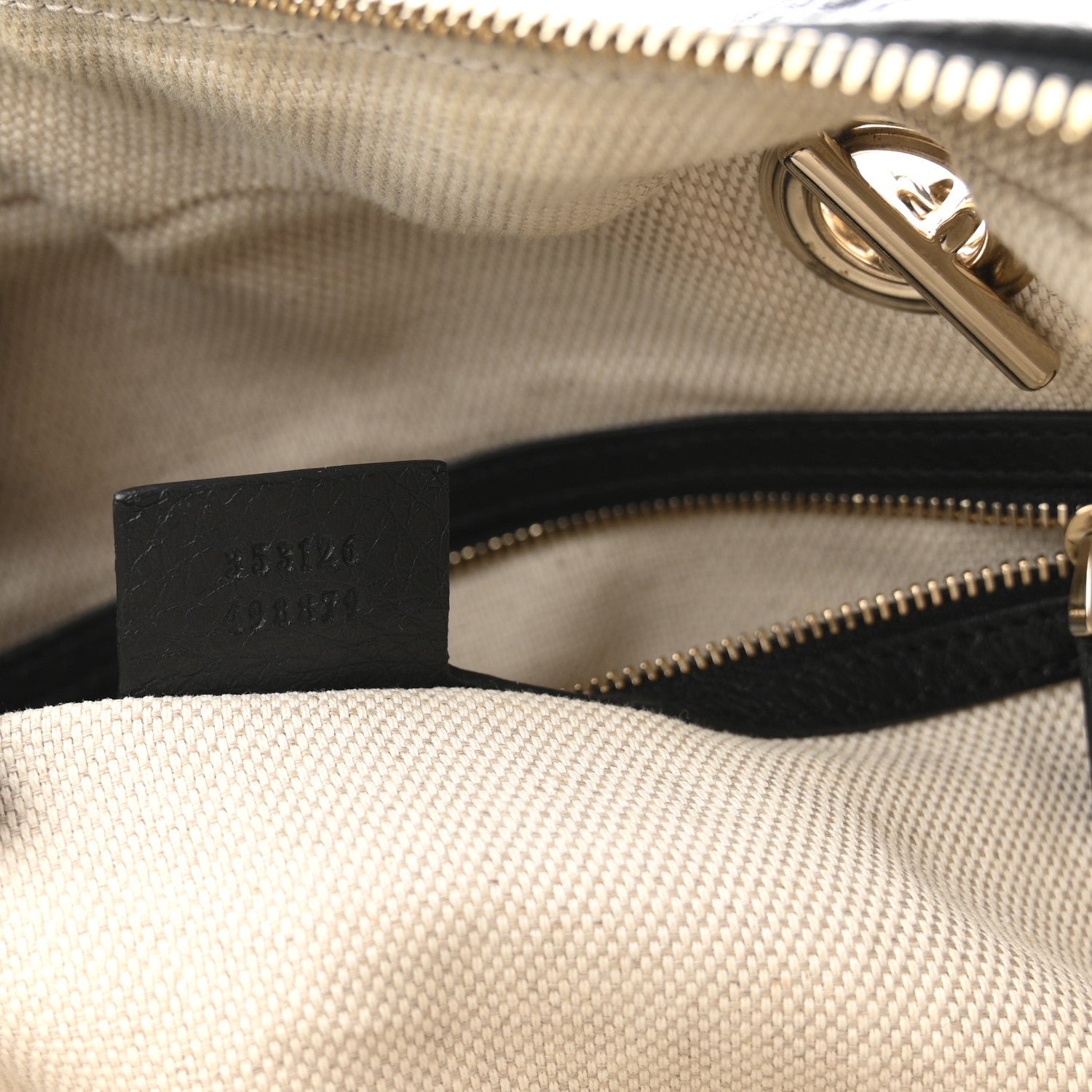 Gucci Pebbled Calfskin Medium Soho Bowler Black 7 of 12