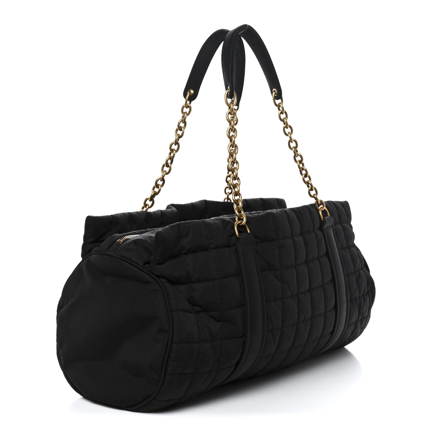 Saint Laurent Nylon Discovery Satchel Black 3 of 12