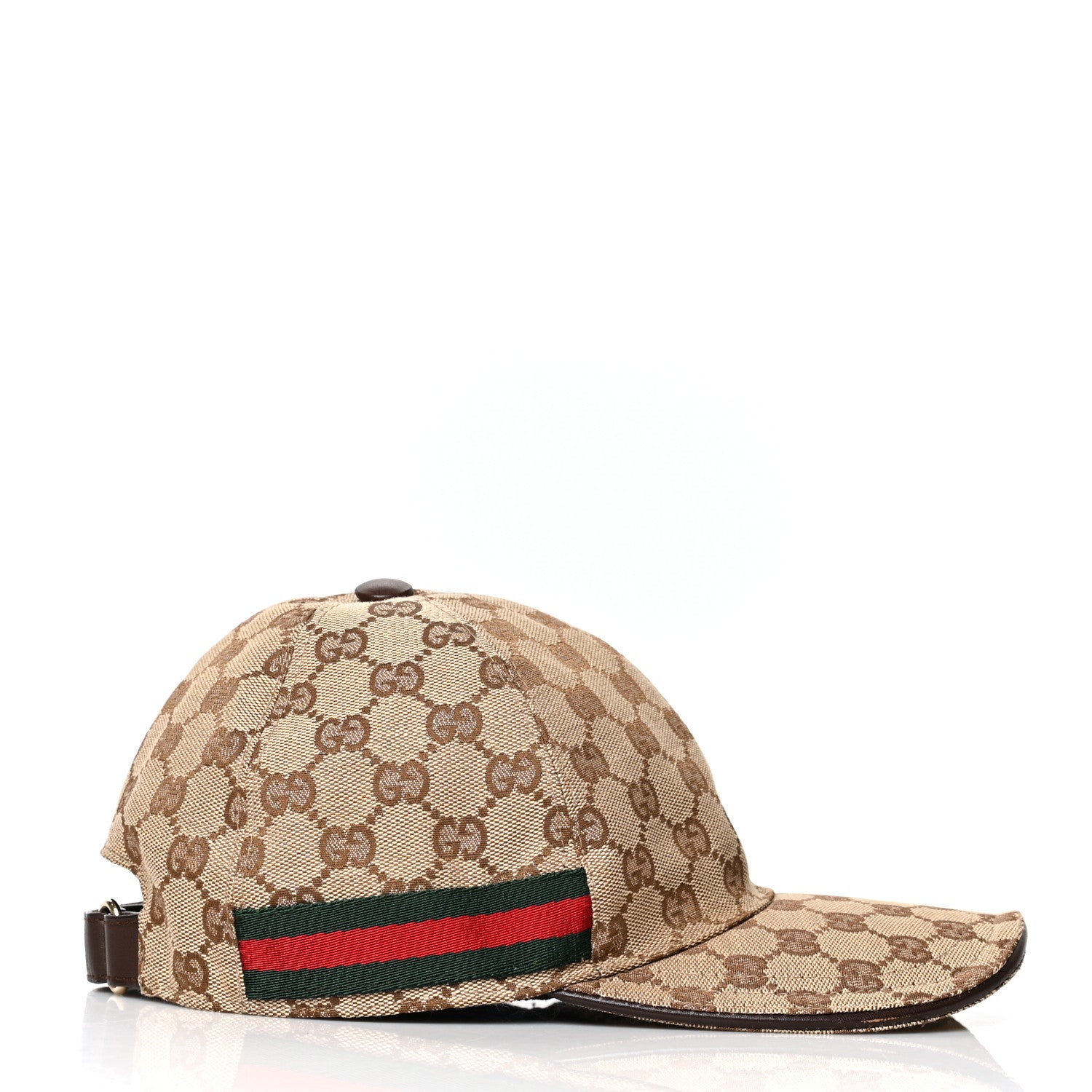Gucci Monogram Web Baseball Hat S Beige Cocoa 4 of 8