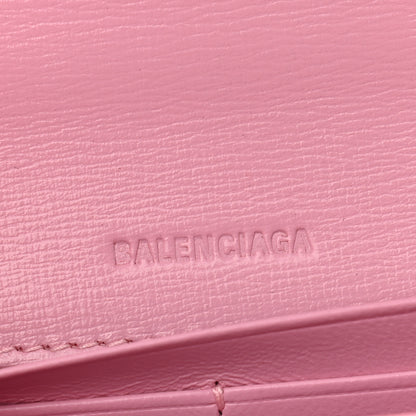 Balenciaga Calfskin Stripe Embossed Gossip Chain Bag XS Candy Pink 6 of 9