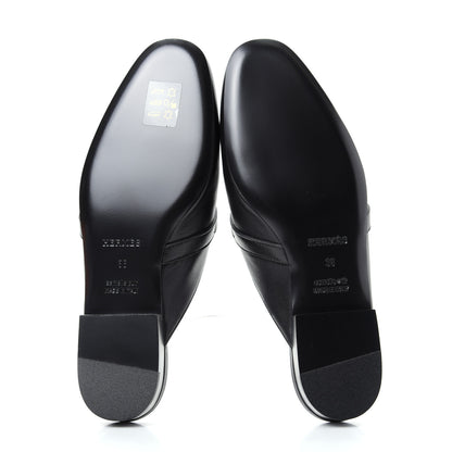 Hermes Goatskin Oz Mules 36 Black 6 of 11