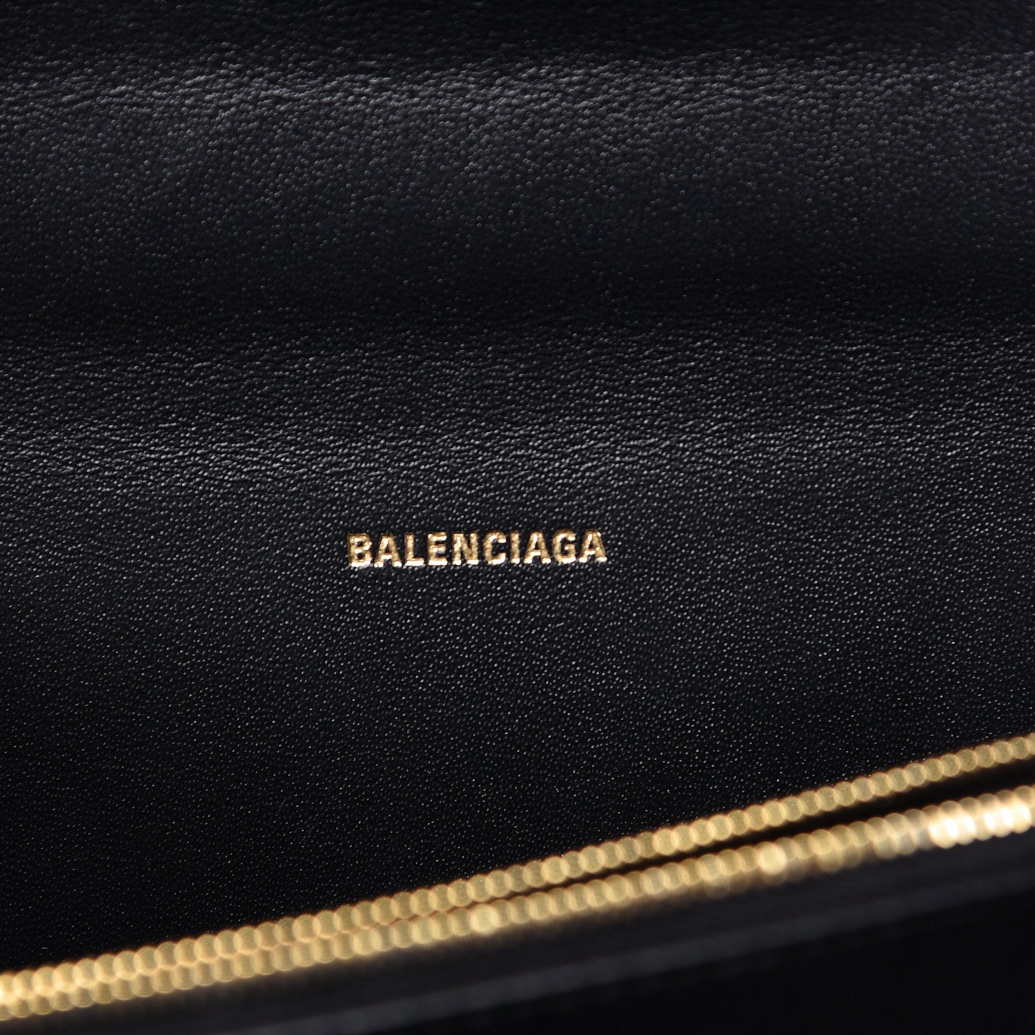 Balenciaga Box Calfskin S Sharp Chain Shoulder Bag Black 6 of 21
