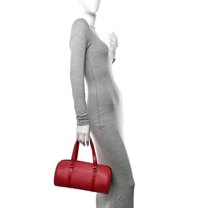 Louis Vuitton Epi Soufflot Castillan Red 2 of 16