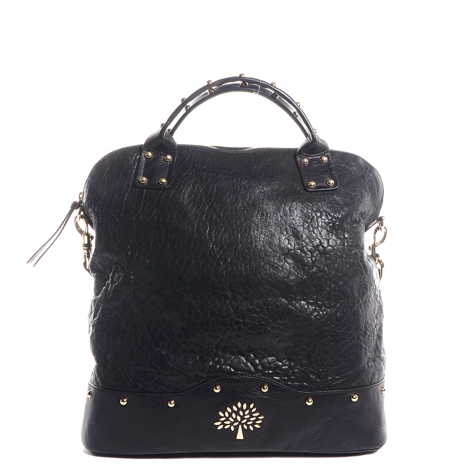 Mulberry Large Grain Nappa Holly Top Handle Black 1 of 11