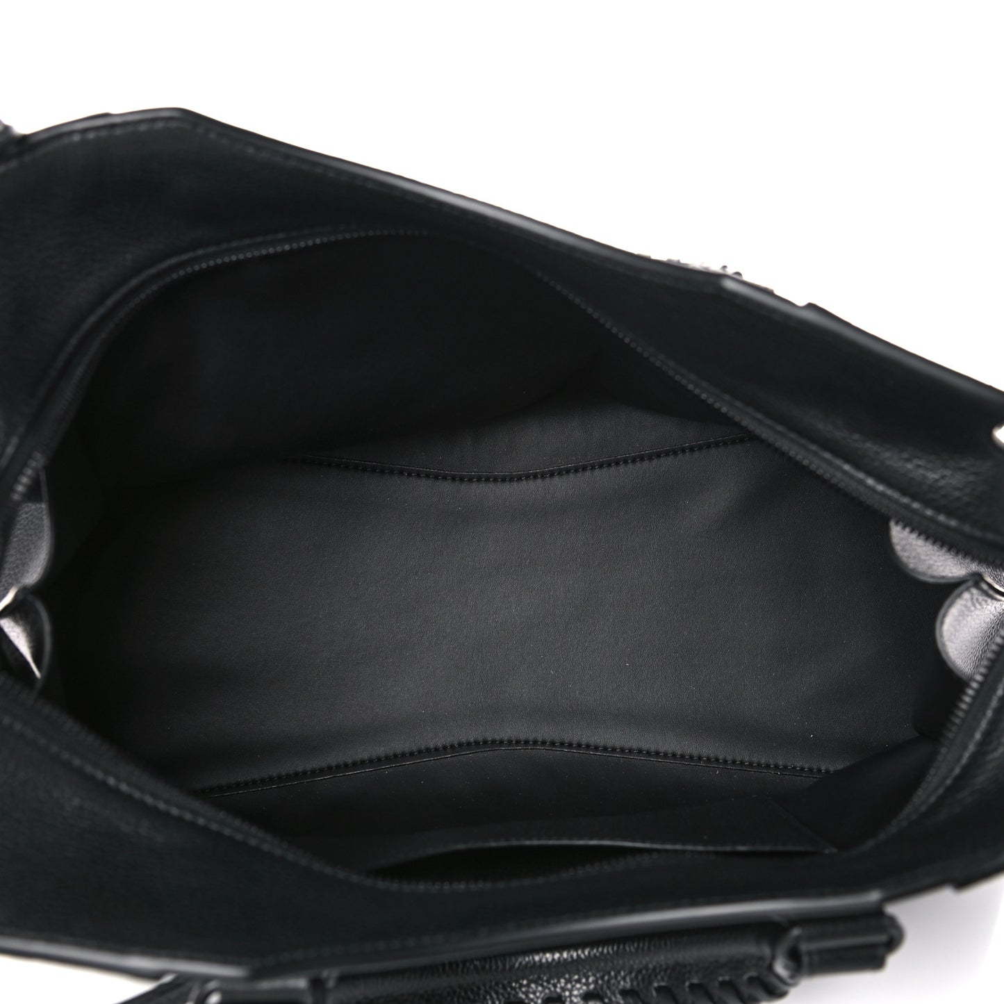 Grained Calfskin Black Hardware Neo Classic City Black