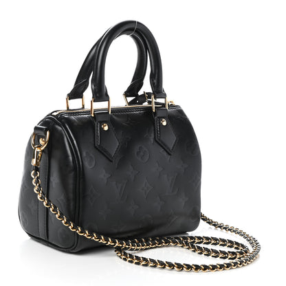 Louis Vuitton Monogram Ink Speedy BB Black 5 of 17