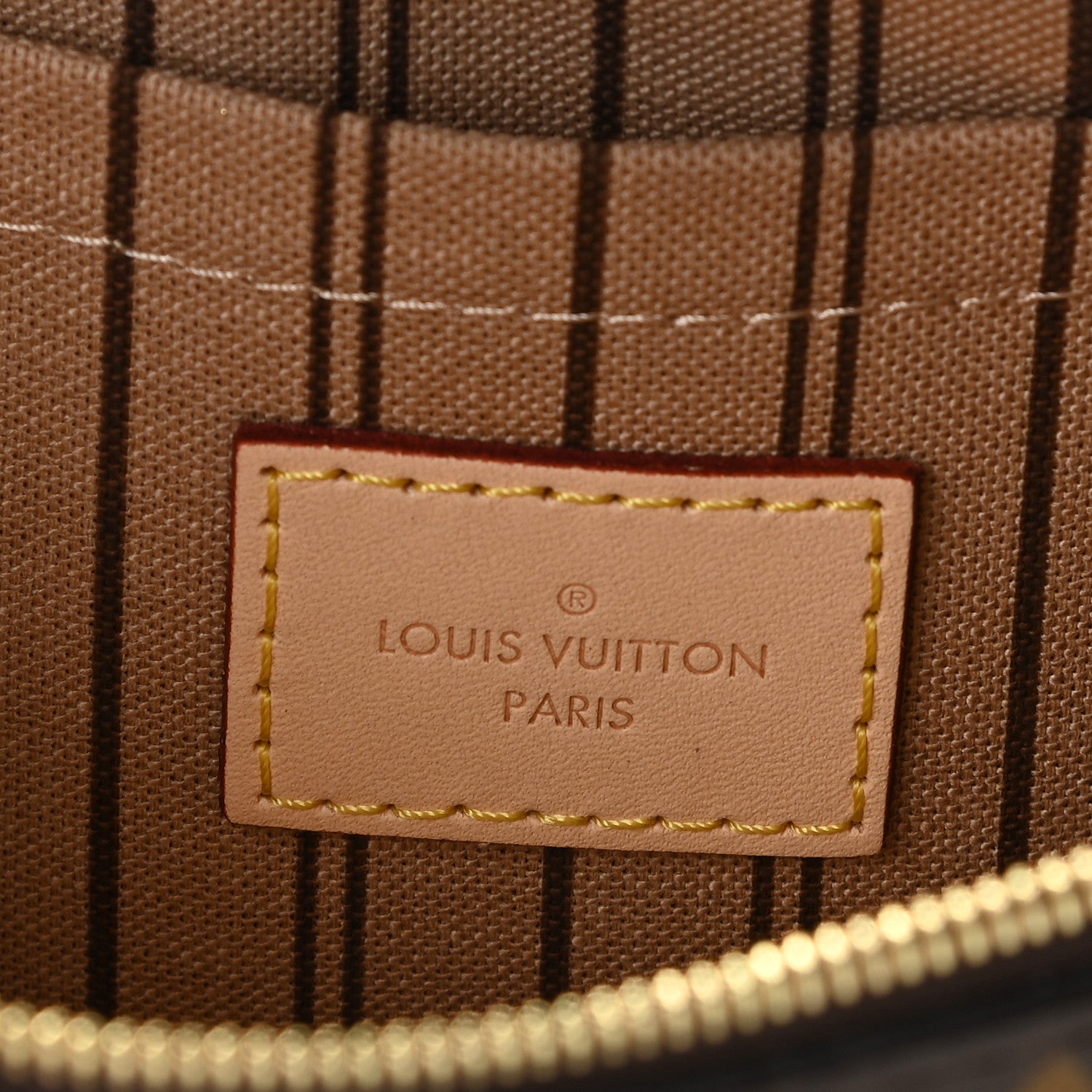 Louis Vuitton Monogram Neverfull MM GM Pochette 6 of 9