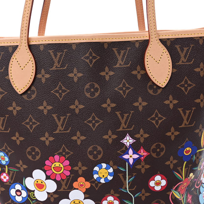 Louis Vuitton LV X TM Monogram Flowers Neverfull MM 8 of 10