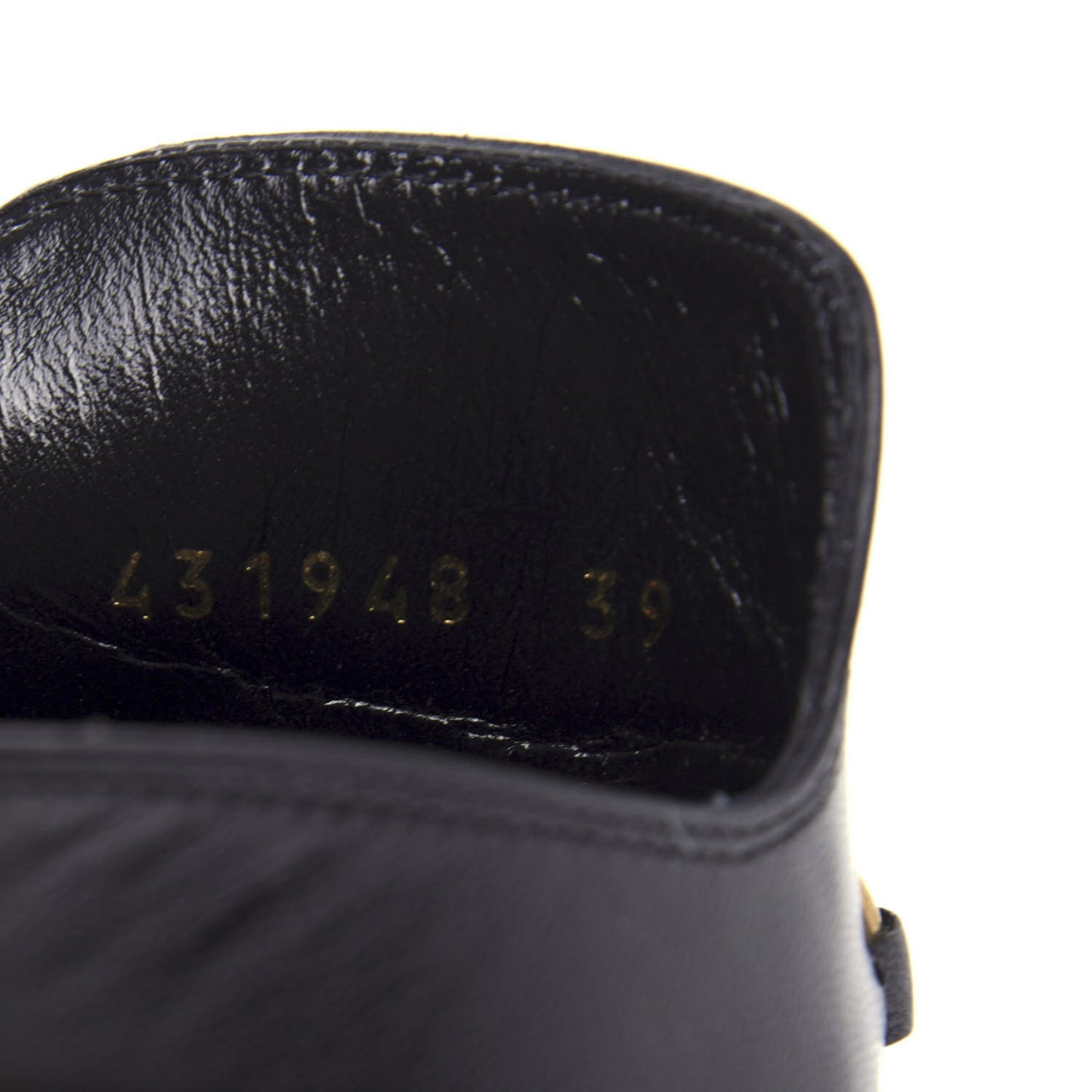 Malaga Kid Horsebit Slide Sandals 39 Black