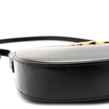 Celine Patent Calfskin Medium Tilly Triomphe Shoulder Bag Black 8 of 9