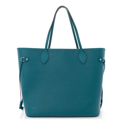Louis Vuitton Epi Neverfull MM Cyan 1 of 12