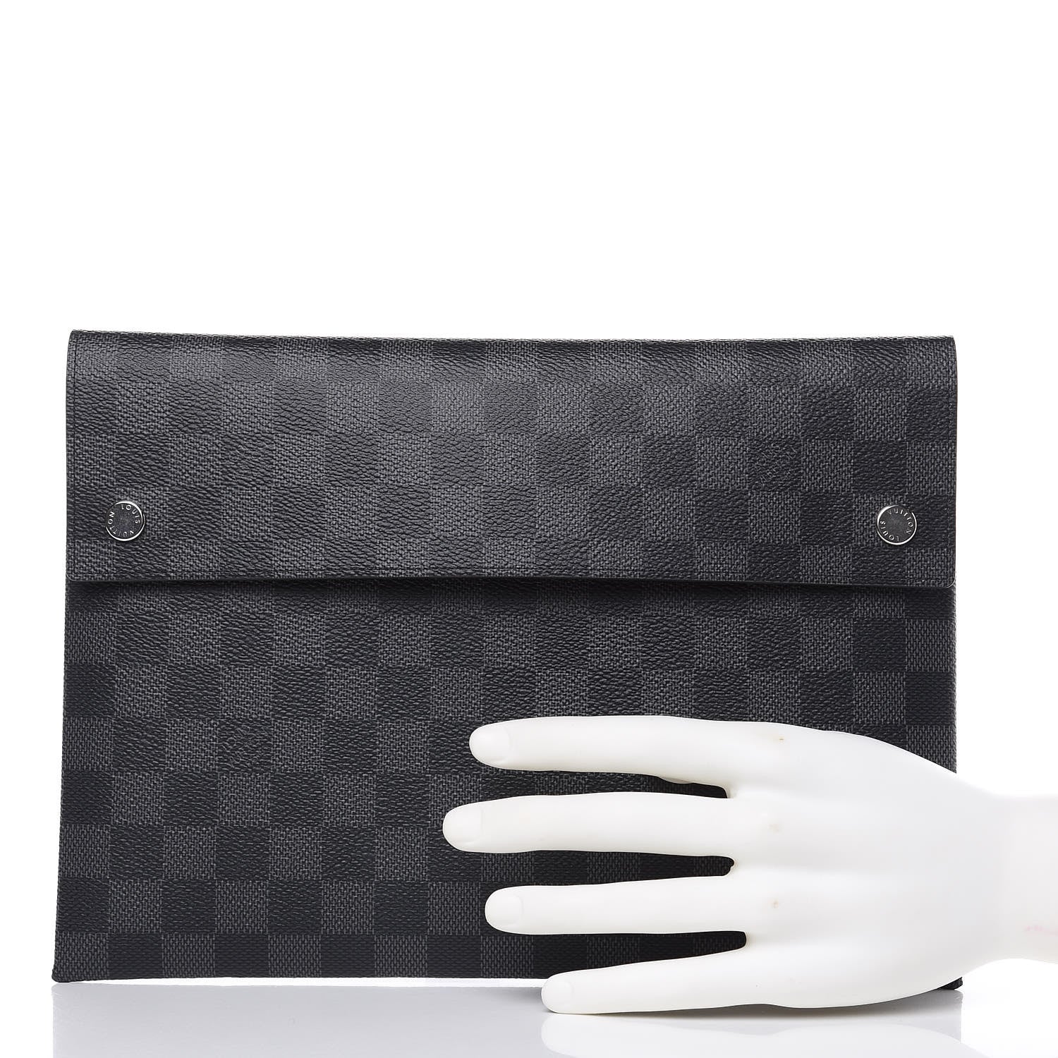 Louis Vuitton Damier Graphite Large Alpha Pochette 2 of 7