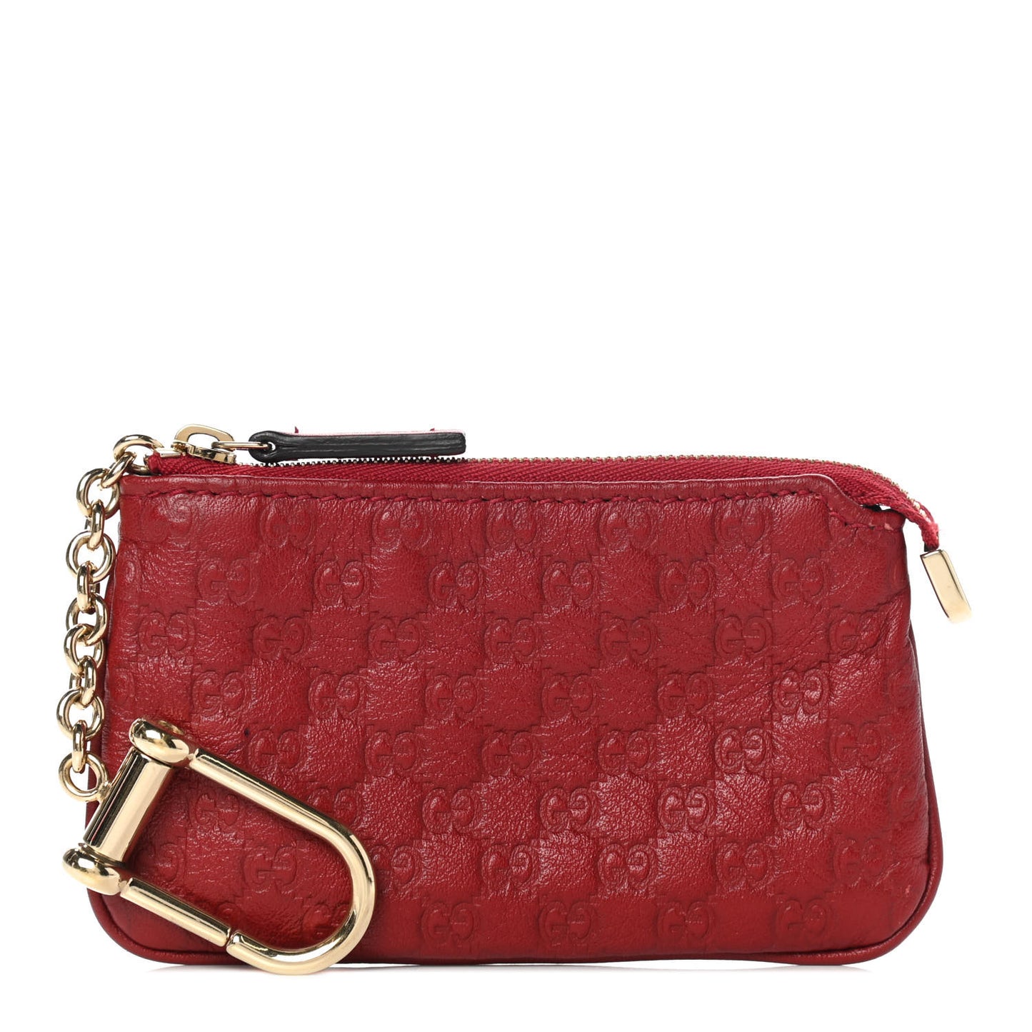 Microguccissima Key Case Hibiscus Red