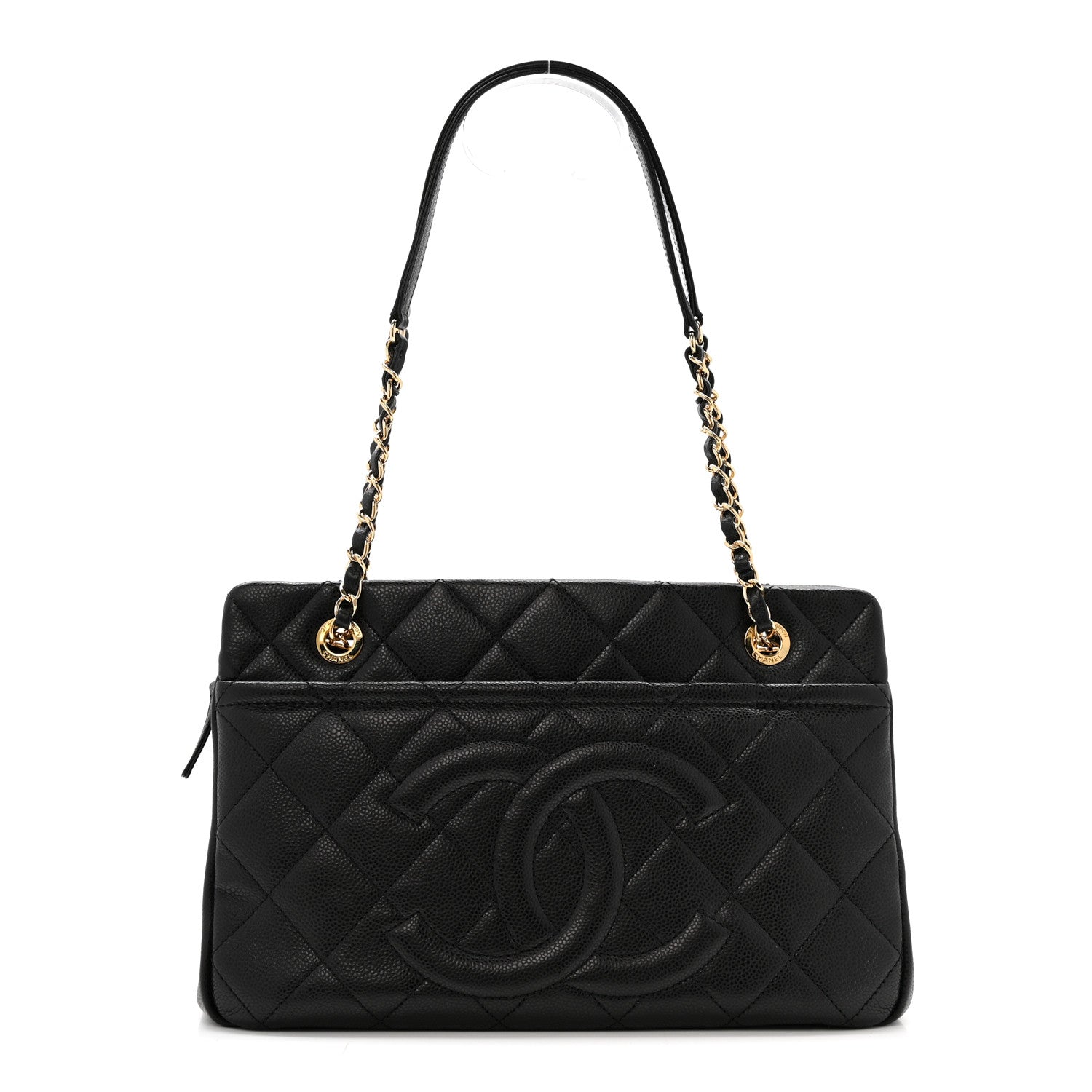 Chanel Caviar Quilted Timeless CC Soft Tote Black 1 of 14