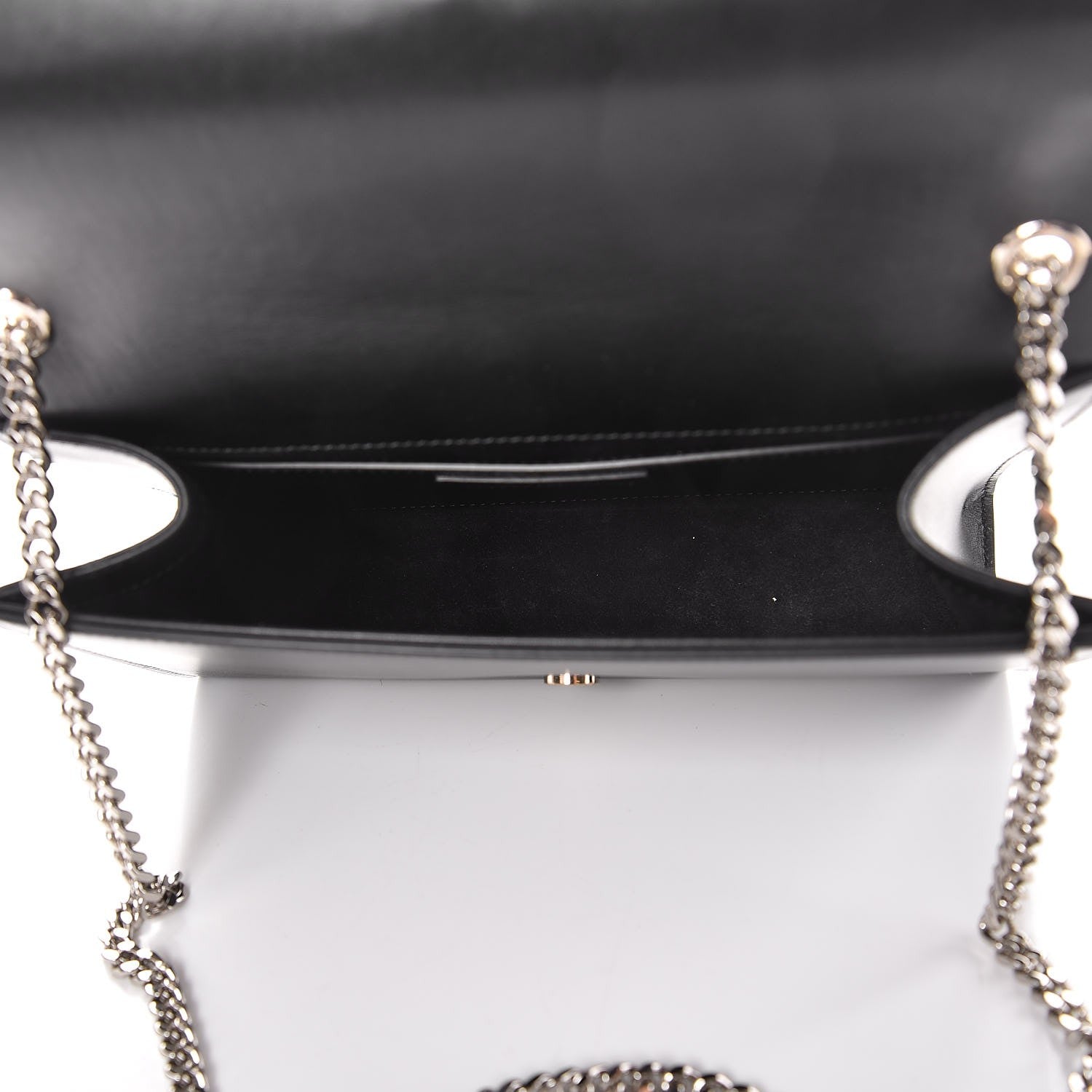 Saint Laurent Smooth Calfskin Medium Classic Monogram Kate Tassel Satchel Black 7 of 7