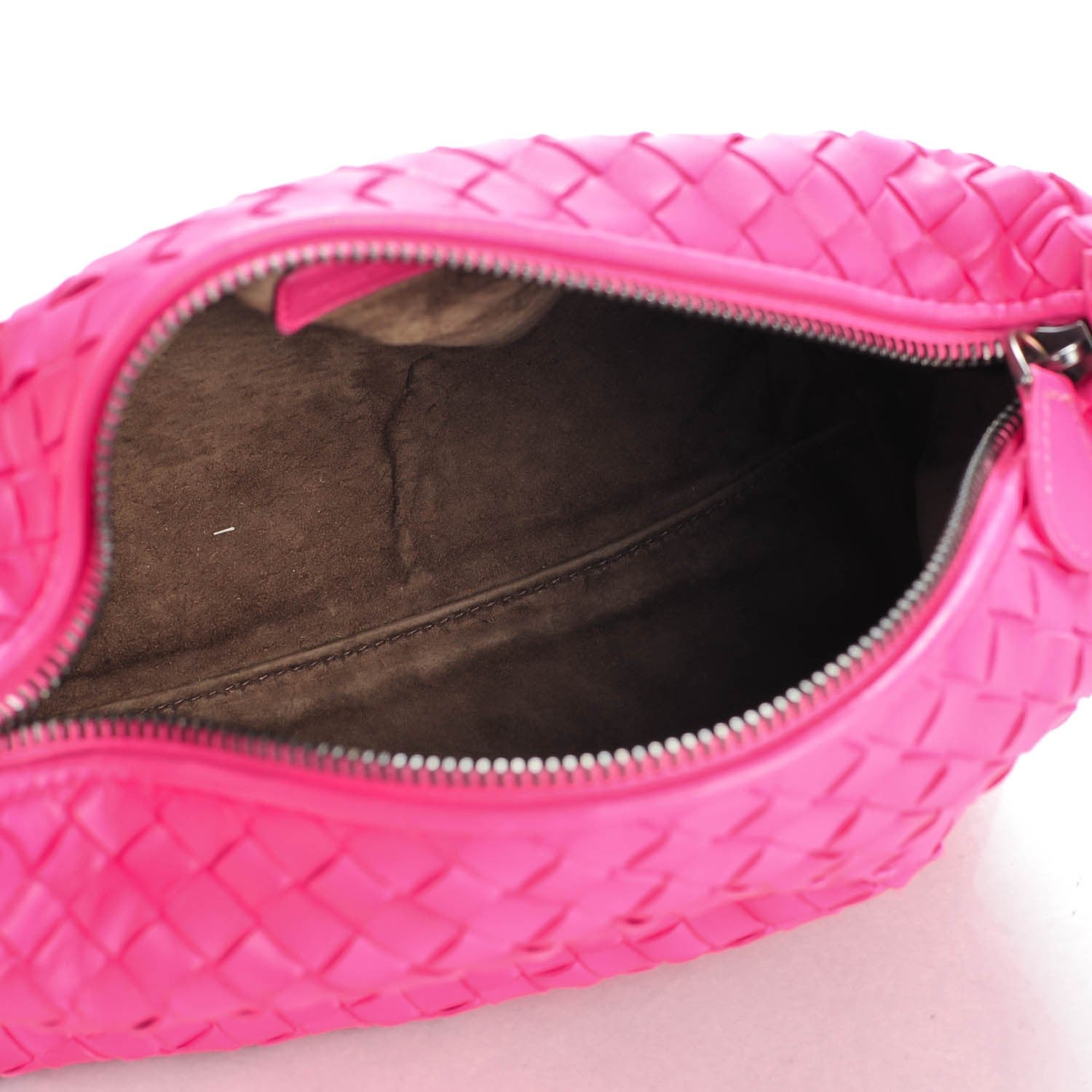Bottega Veneta Nappa Intrecciato Cosmetic Case Pink 5 of 8