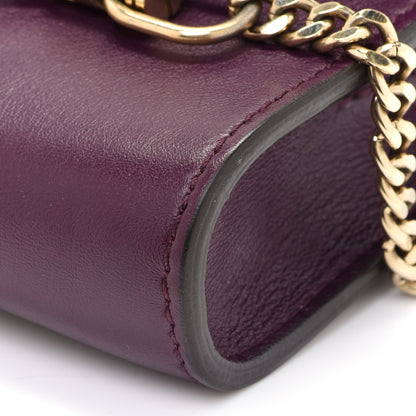 Chloe Suede Calfskin Mini Faye Shoulder Bag Intense Violine 10 of 14