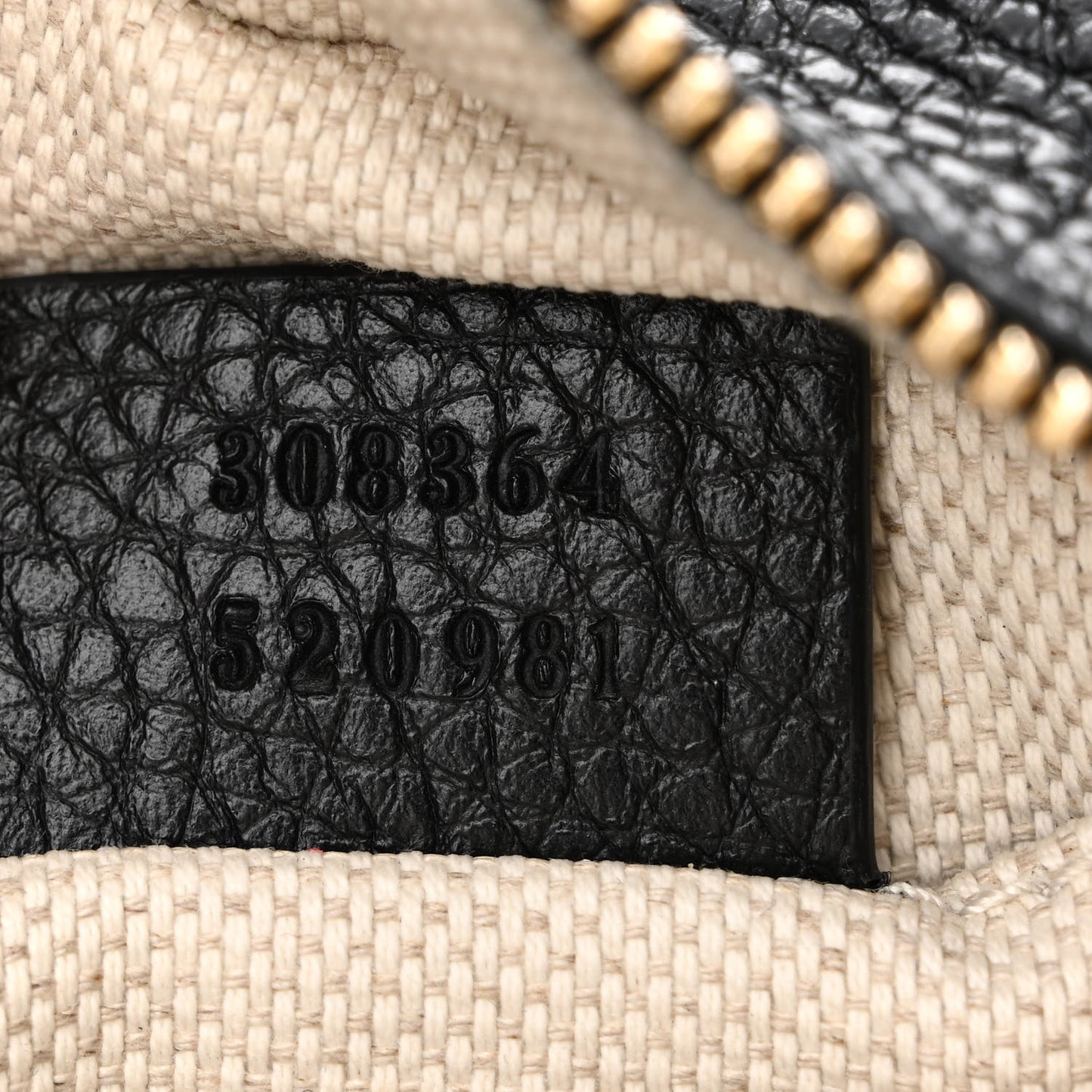 Pebbled Calfskin Small Soho Disco Bag Black